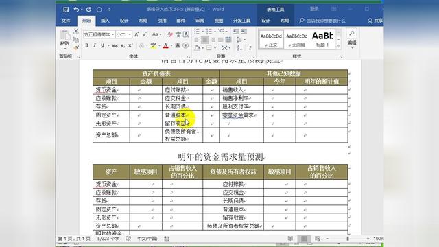 excel表格粘贴到word中显示不全 word文档表格显示不全