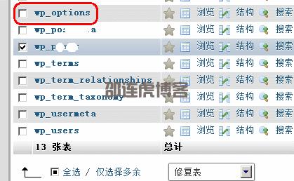 wordpress 不能选择数据库 创建数据库无权限