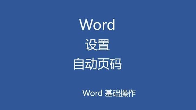 word2010页码单独更新