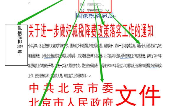 word双行显示