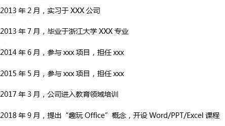 word中如何制作时间轴