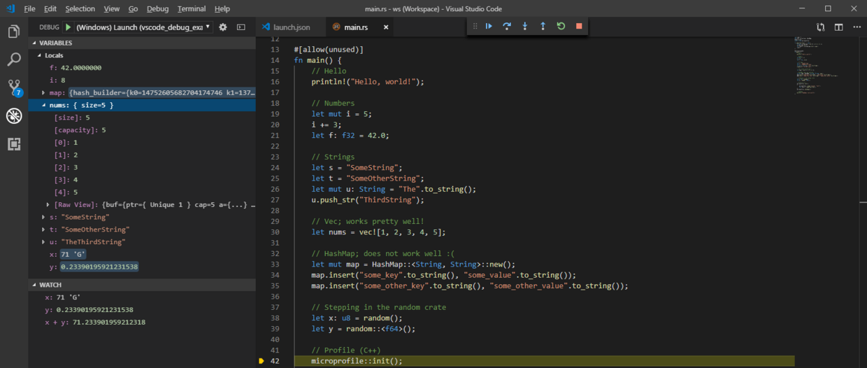 [翻译]使用Visual Studio Code怎样调试Rust