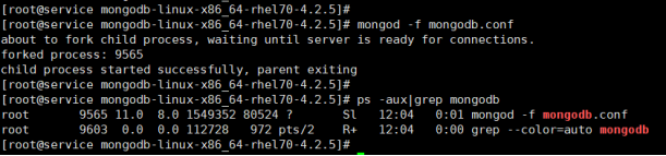 Linux环境下安装MongoDB