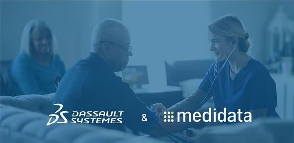 达索系统携手Medidata Solutions，加速生命科学产业创新，通过端到端协作平台打造患者导向型体验