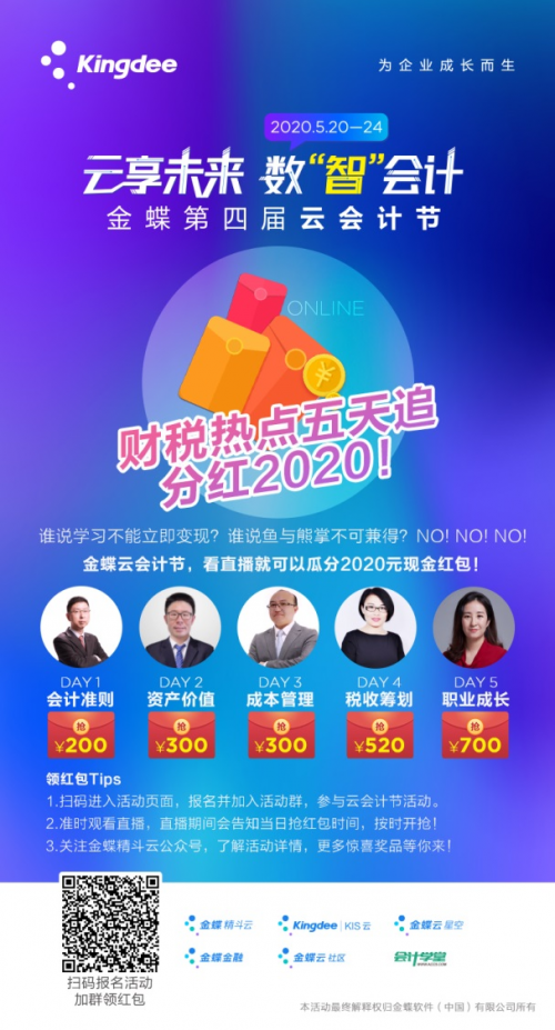 金蝶云会计节：赋能会计人向管理会计升级，共享数智未来