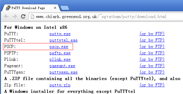 使用PuTTY在Windows中向Linux上传文件