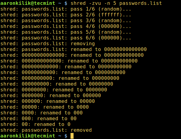 在 Linux 中永久并安全删除文件和目录 只需这 3 招