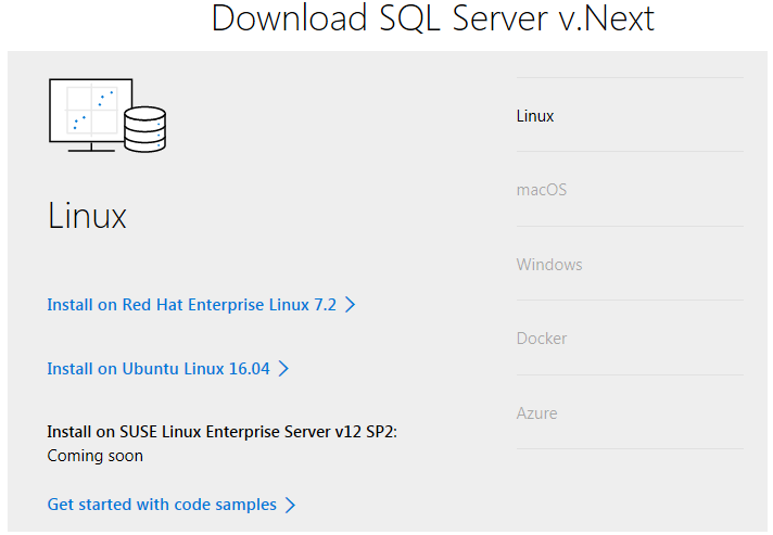 SQL Server vNext CTP1 on Linux