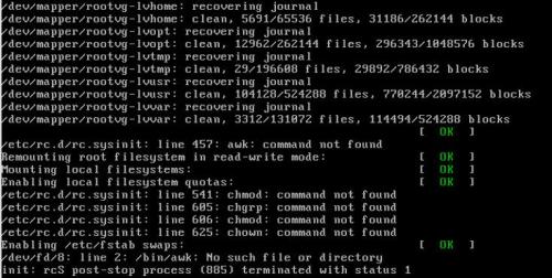 虚机redhat linux的紧急救援
