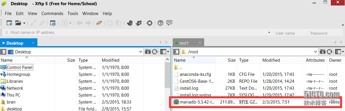 centos6.5安装MariaDB(mysql)