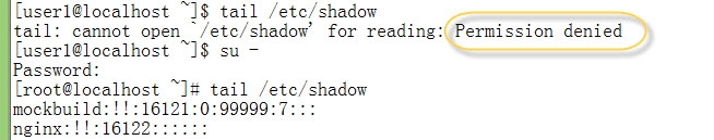 Linux系统中切换用户身份su与sudo的用法与实例