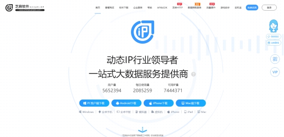 芝麻软件-动态ip行业领导者