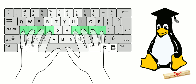 与 Linux 一起学习:学习打字