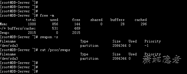 Linux Swap交换分区介绍总结