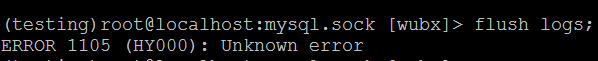 MySQL运行中被改权限测试