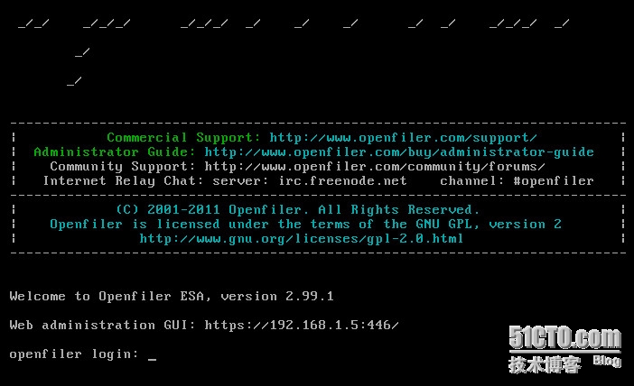 基于iSCSI下的openfiler2.99下使逻辑卷最大化（命令行方式）