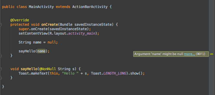 Android Support Annotations 使用详解