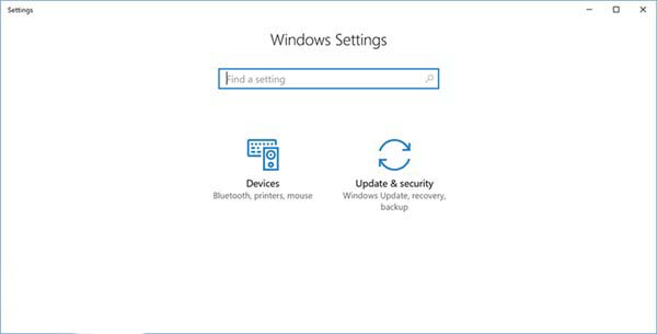 Win10创意者更新Modern设置面板项如何单独隐藏