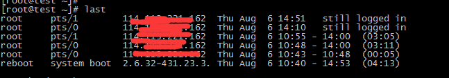 Linux系统查看用户历史登陆记录方法