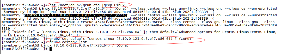 CentOS 7如何修改内核启动项