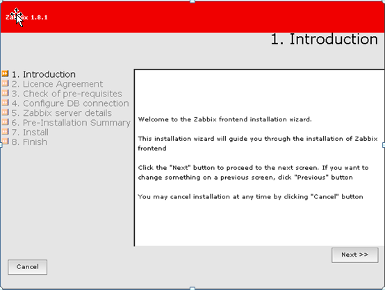 Zabbix 1.8.1监控系统搭建