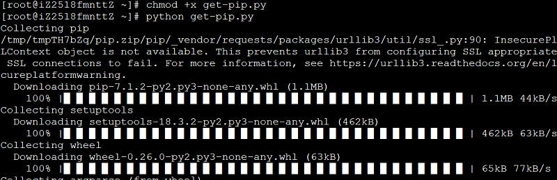 Linux主机pip安装