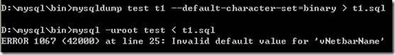 浅谈MySQL备份字符集的问题