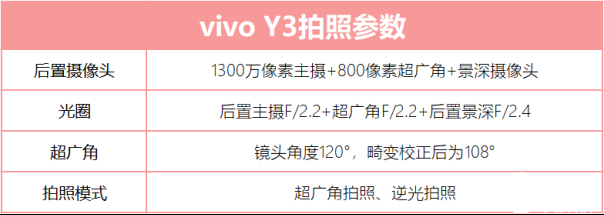 vivo Y3参数配置,vivoy3参数配置 vivoy3功能体验ai全面加持突破中端机智慧界限