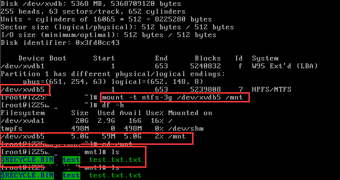 IT云 Windows系统更换为linux系统后挂载NTFS格式的数据盘