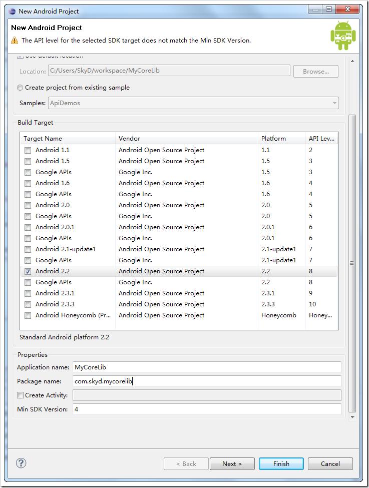 Eclipse中Android公共库的正确建立及调用方法