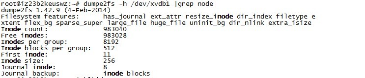 Linux系统磁盘inode满了处理方法
