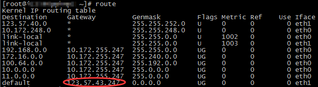 Linux服务器查看网关信息的方法
