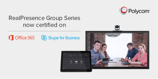 Polycom RealPresence Group系列获微软 Office 365 认证