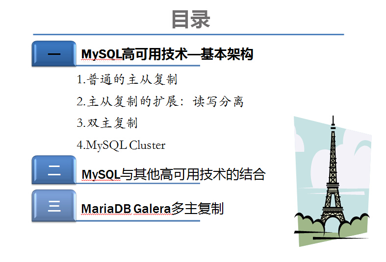 MySQL高可用方案介绍