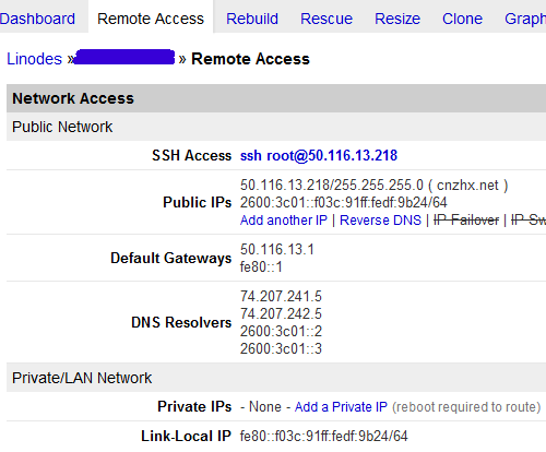 Linode VPS 上启用 IPv6 支持