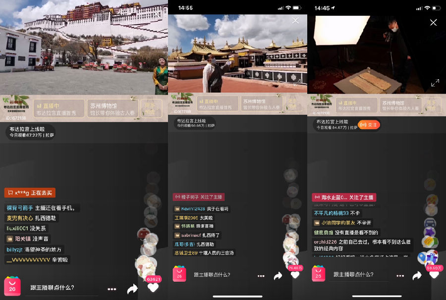 阿里云携手淘宝飞猪,1388岁的布达拉宫首度开播