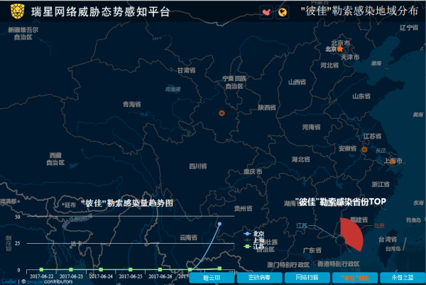 瑞星:Petya勒索病毒全球爆发 目前已影响到中国