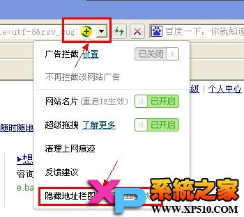 ie地址栏360图标如何去掉?