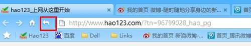 蓝光浏览器返回键有哪些作用