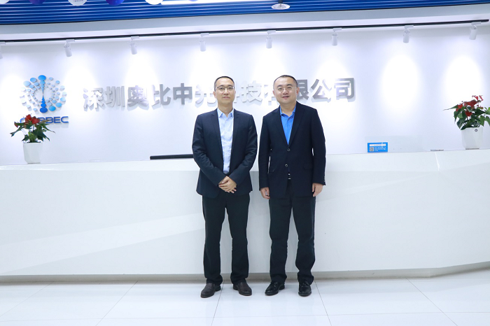 银行卡检测中心总经理渠韶光莅临奥比中光考察交流