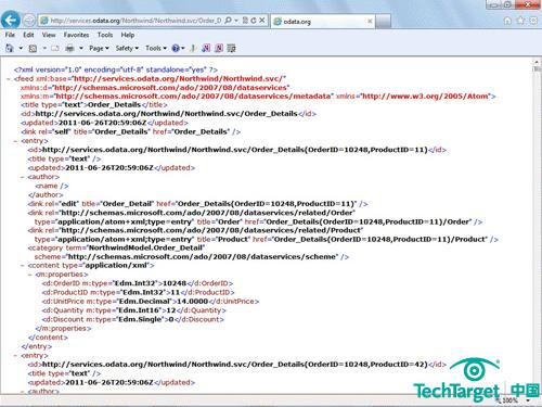 用Odata API连接云数据源