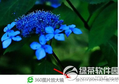 360图片放大镜怎么开?
