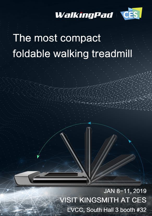 WalkingPad走步机美国CES展会首秀,能对折成全场亮点
