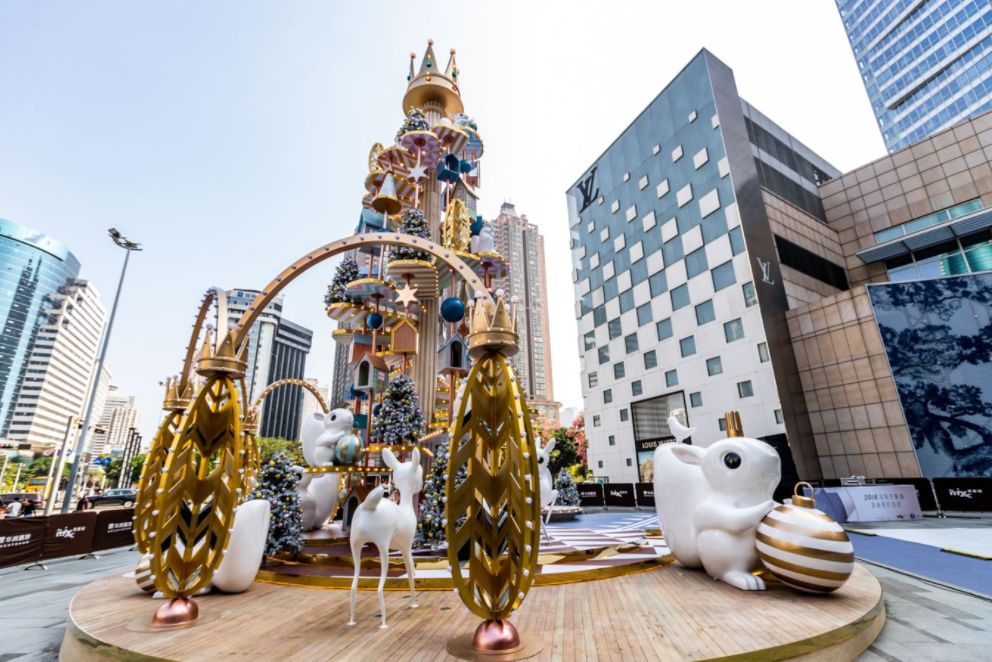 奔跑宝助力华润置地2018华丽圣诞季活动