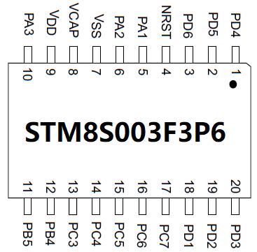 stm8s 烧录软件 stm8s003f3p串口烧录
