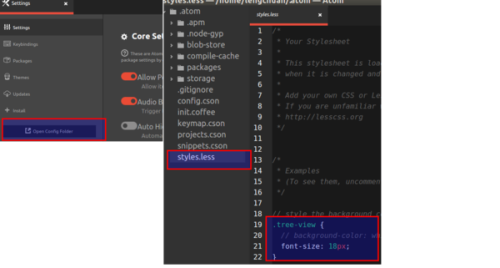 atom 字体设置