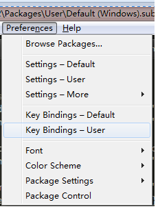 sublime text 3 使用技巧