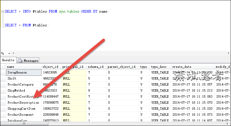 SQL SERVER临时表排序问题的解决方法