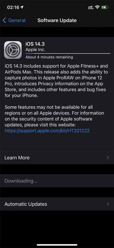 iOS 14.3/iPadOS 14.3 RC 2(18C66)候选预览版更新