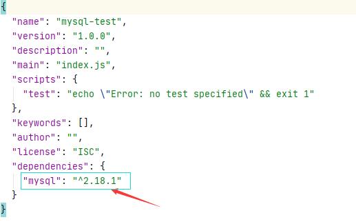 [Node.js] nodejs 连接 mysql数据库